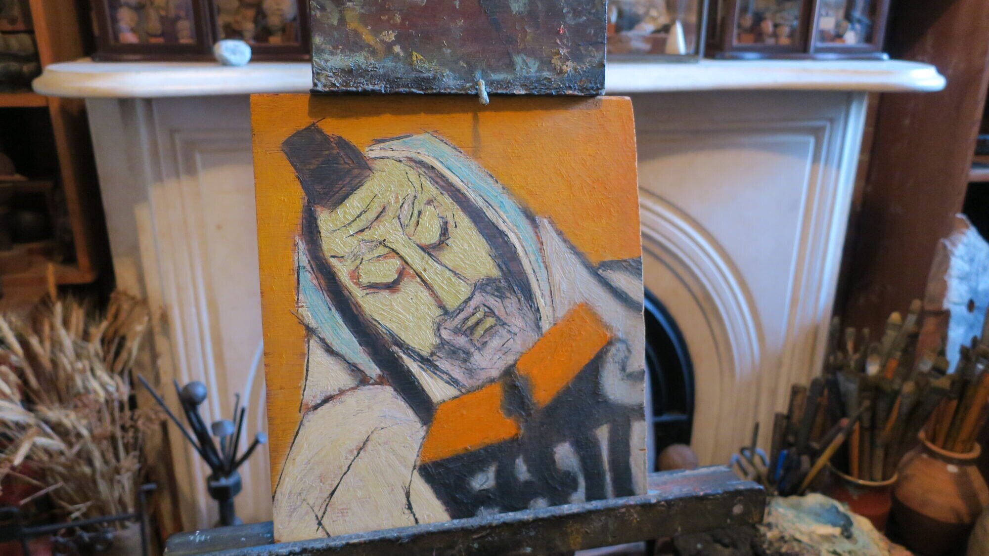The former home and studio of the Jewish painter Ben-Zion Weinman (1897-1987) in a brownstone in the Chelsea neighborhood of Manhattan, in 2019. Photo by Menachem Wecker.