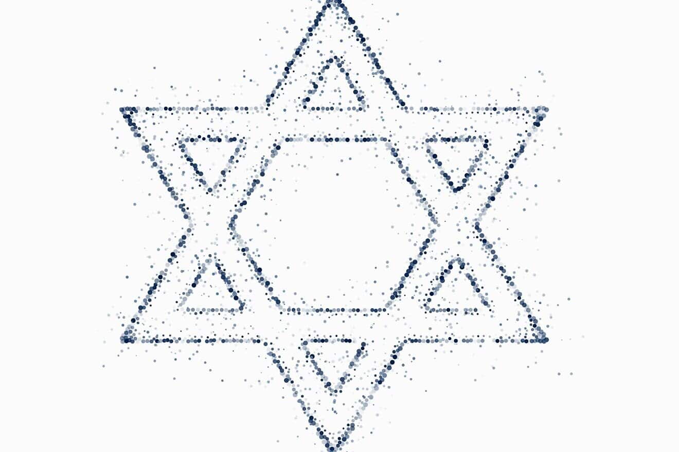 Jewish star. Credit: Freepik.