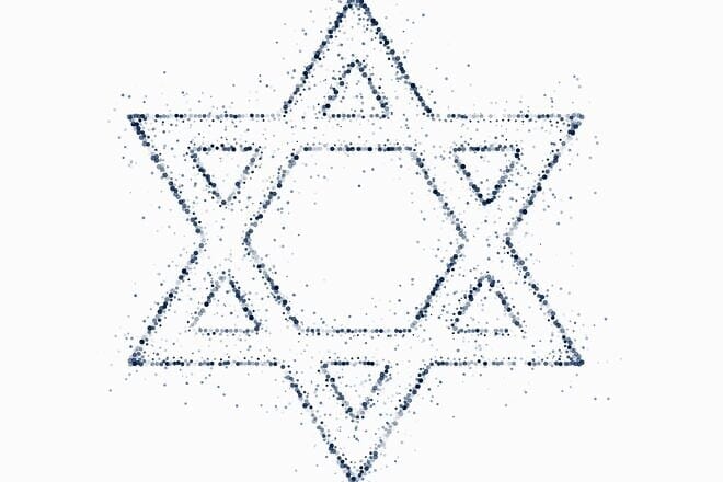 Jewish star. Credit: Freepik.