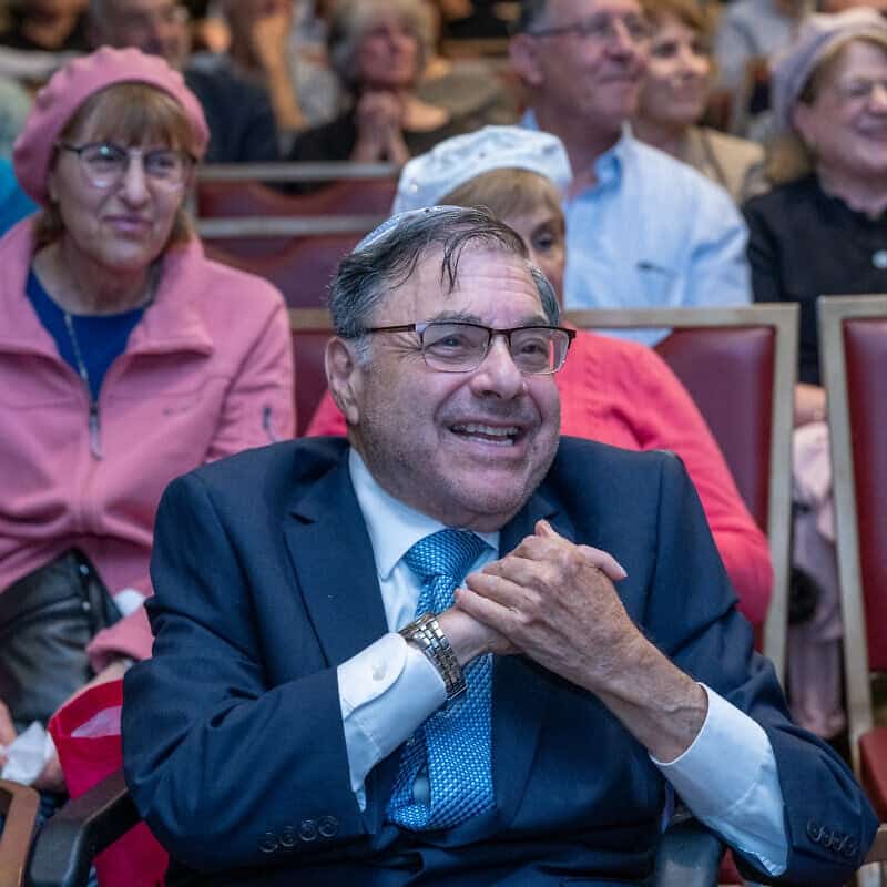 Rabbi Shlomo Riskin at the book launch, April 21, 2025. Photo by Meir Elipur.