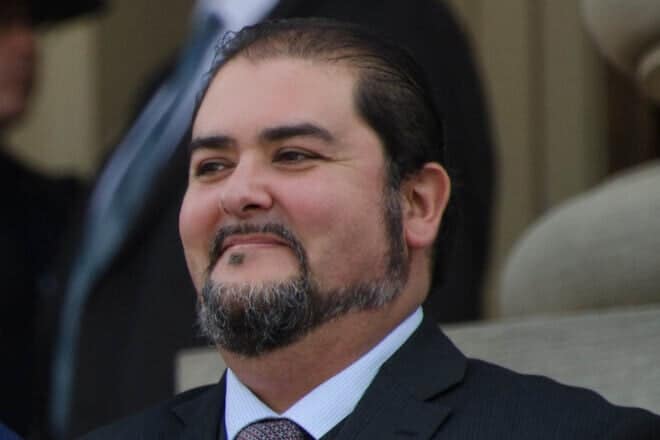 Rod Loyola attends the swearing-in ceremony for Alberta's premier and Cabinet in Edmonton, Canada, on May 24, 2015. Photo by Connor Mah via Wikimedia Commons.