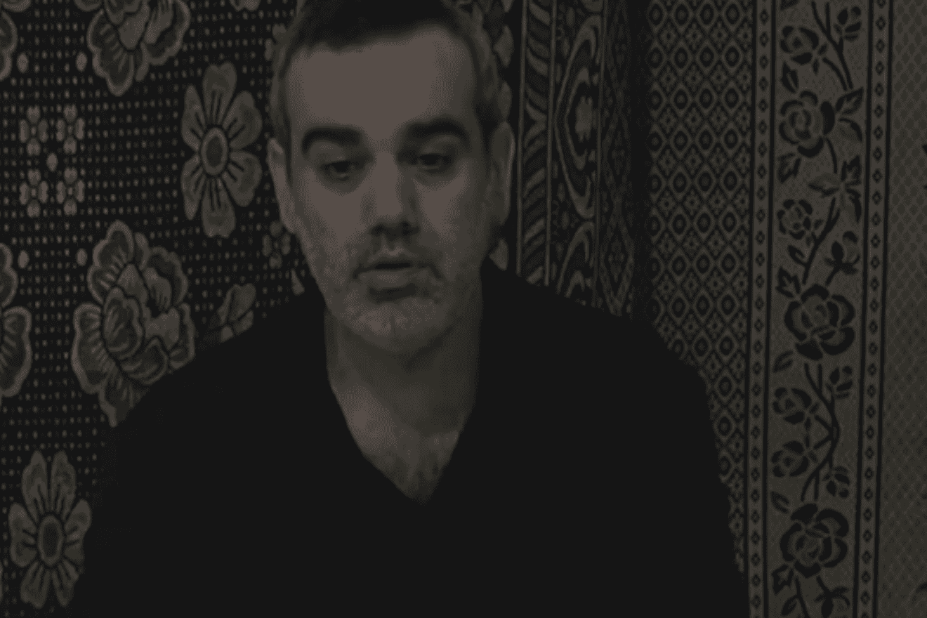 Israeli hostage Omri Miran, 48, in an undated Hamas propaganda video published on April 23, 2025. Source: Screenshot/X.