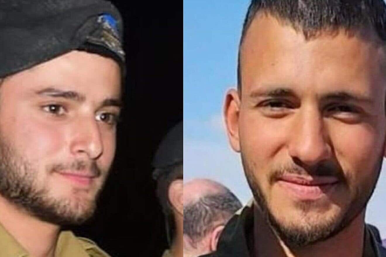 Capt. Ido Voloch (left), a platoon commander in the IDF’s 401st "Iron Trails" Brigade, and Sgt. Netta Yitzhak Kahana (right), an undercover officer in the Israel Border Police's Yamas unit, fell in battle in Gaza while defending the State of Israel. Photo credit: IDF Spokesperson’s Unit and Israel Police Spokesperson’s Unit.