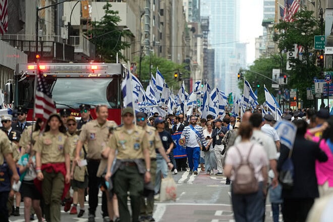 The Israel Day on Fifth Parade in Manhattan, NYC, May 18, 2025. Credit: Michael Appleton/Mayoral Photography Office.