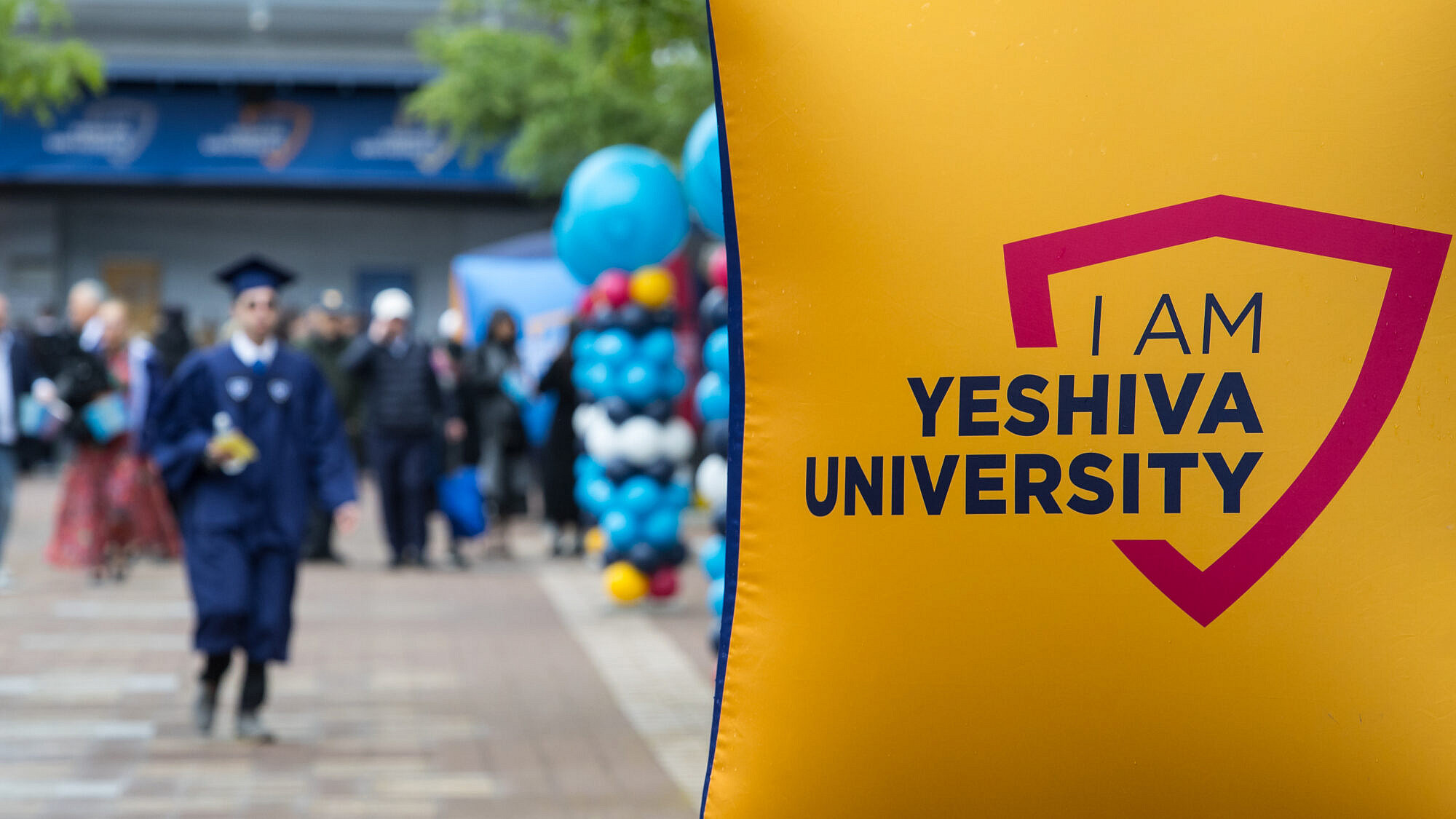 Yeshiva University's 2025 commencement at Louis Armstrong Stadium at the Billie Jean King National Tennis Center in Queens, N.Y., on May 22, 2025. Credit: Yeshiva University.