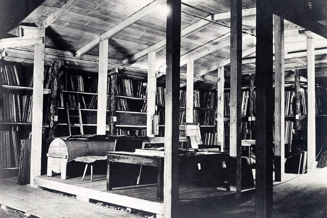 Discovery of the salt mines used as a repository for art stolen by the Nazis between 1943 and 1945, in Altaussee, Austria, at the end of WWII. Credit: Lieutenants Kern & Sieber via Wikimedia Commons.