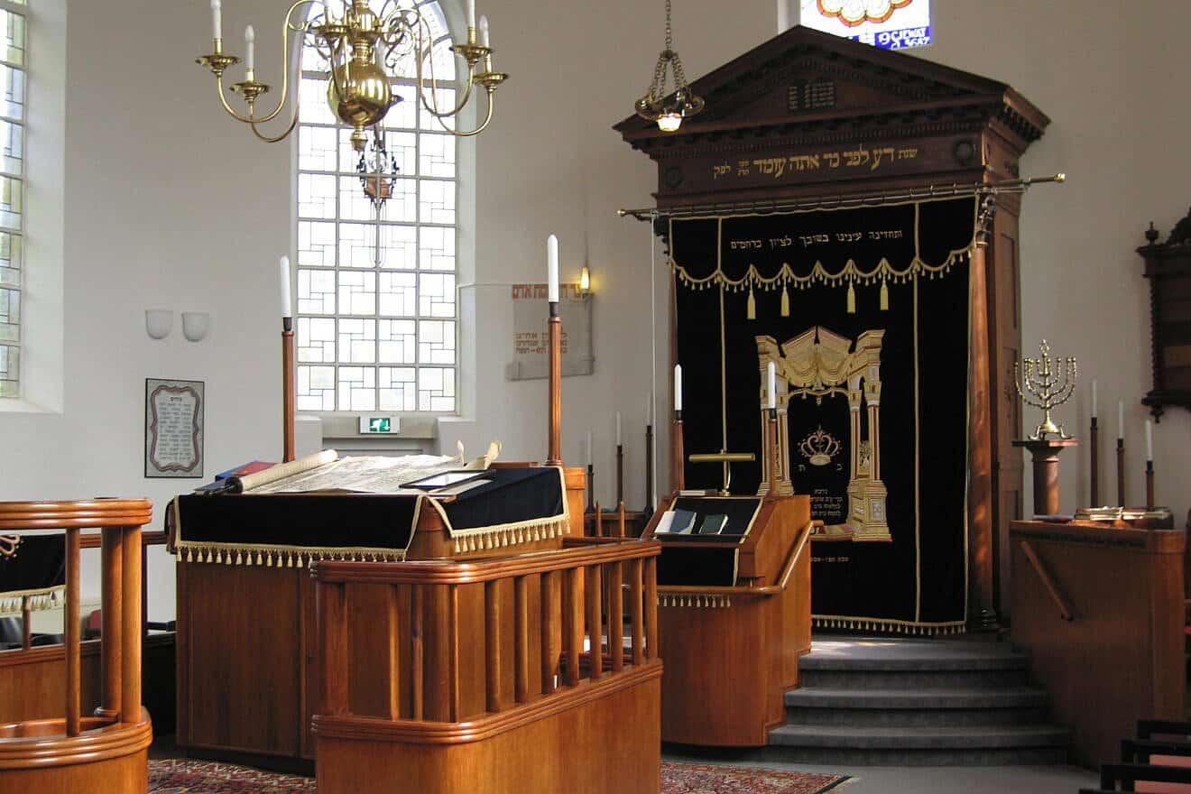 The Orthodox synagogue in the central Dutch city of Amersfoort, Sept. 10, 2005. Photo by John Boers.