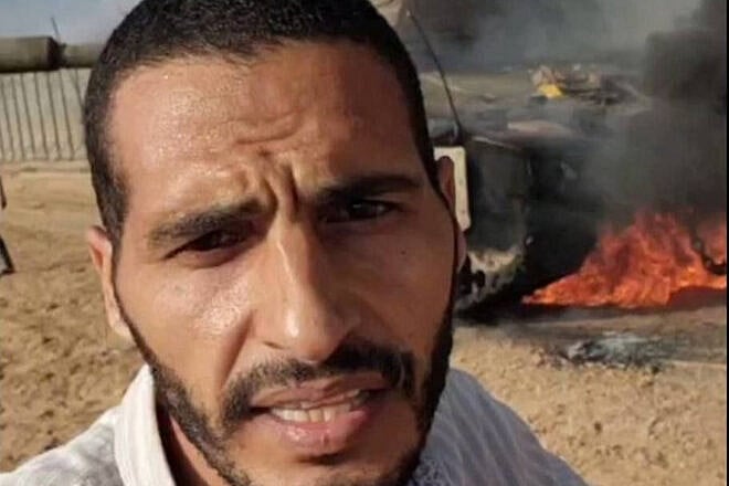 Hassan Abdel Fattah Mohammed Aslih during the Oct. 7, 2023 massacre. Credit: IDF Spokesperson's Office.