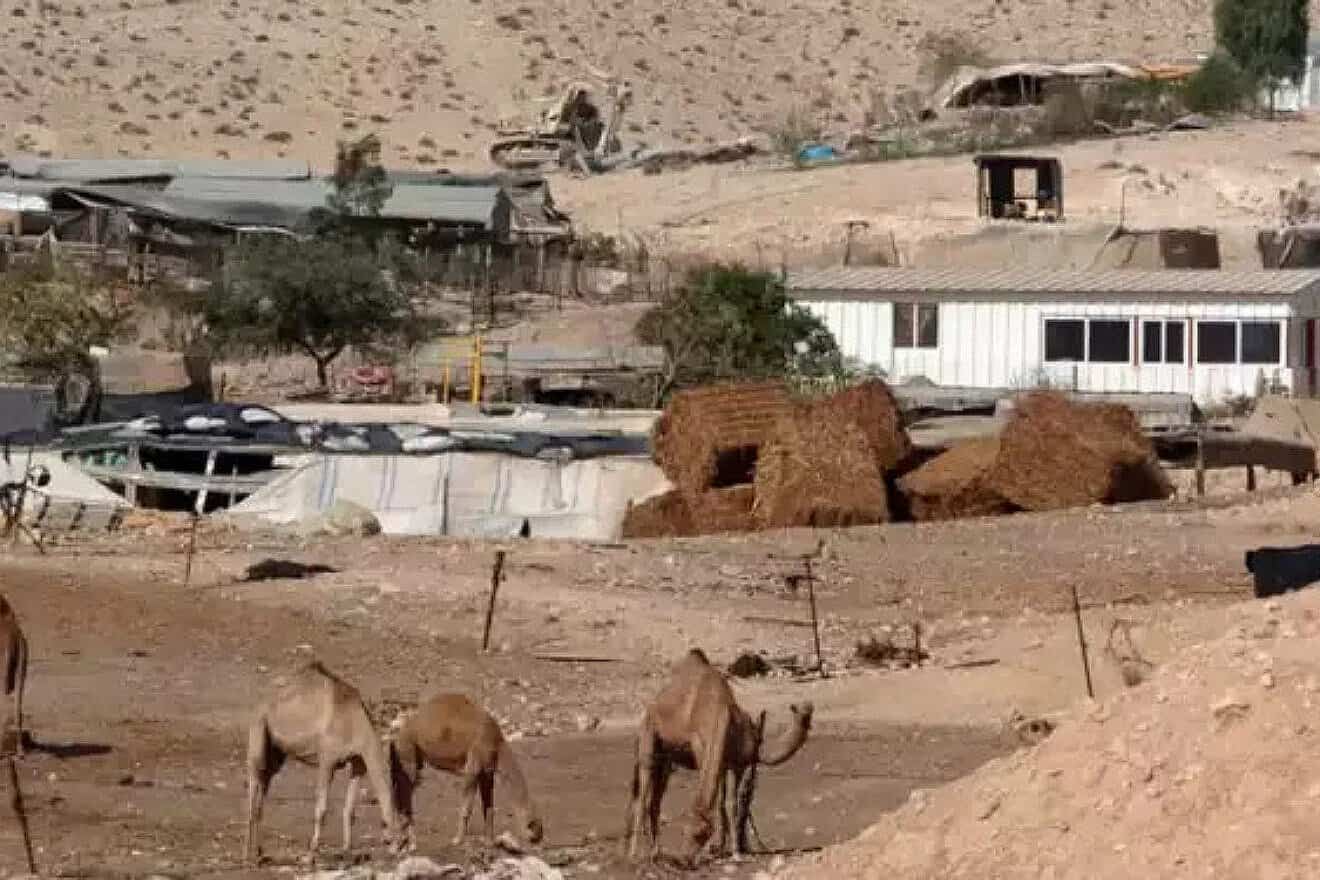 Bedouin housing in the Negev. Photo by Dudu Greenspan.