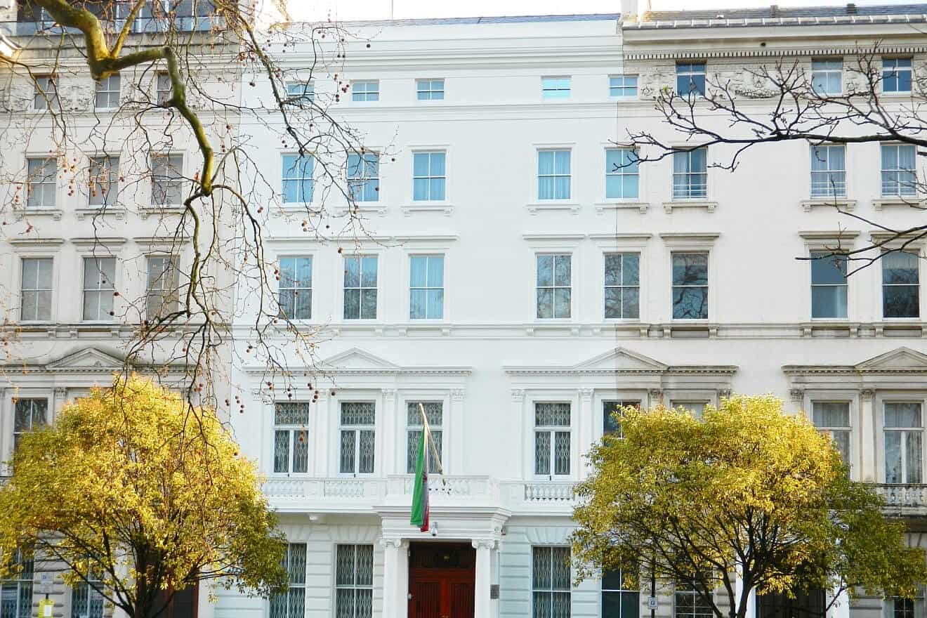 Iran's embassy in London, March 28, 2016. Credit: Passikivi via Wikimedia Commons.