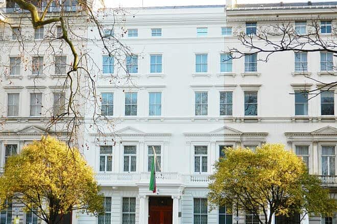 Iran's embassy in London, March 28, 2016. Credit: Passikivi via Wikimedia Commons.