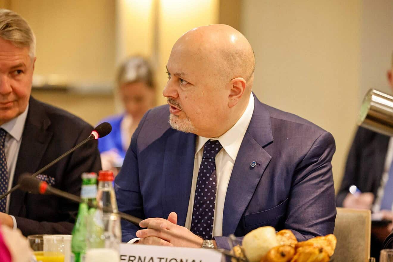 Karim Khan during a meeting with European Union foreign ministers on April 11, 2022. Credit: Raoul Somers and the Ministry of Foreign Affairs via Wikimedia Commons.