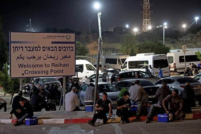 The Reihan Crossing near Jenin in northern Samaria, on May 23, 2023. Photo by Jack Guez/AFP via Getty Images.