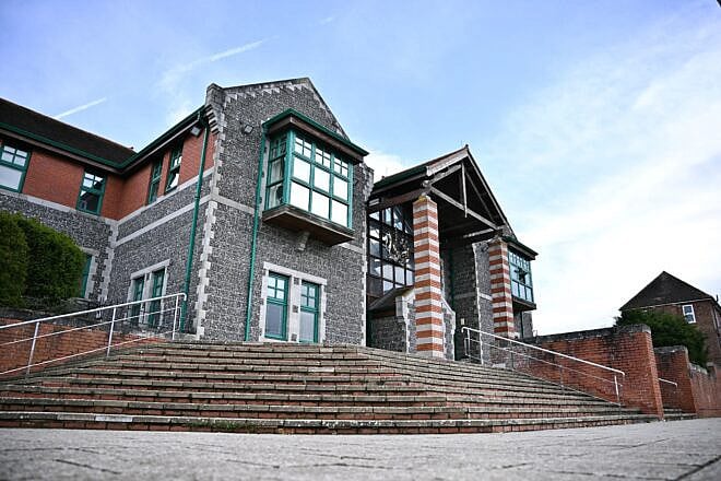 Canterbury Crown Court in southeast England, Feb. 23, 2024. Photo by Ben Stansall/AFP via Getty Images.