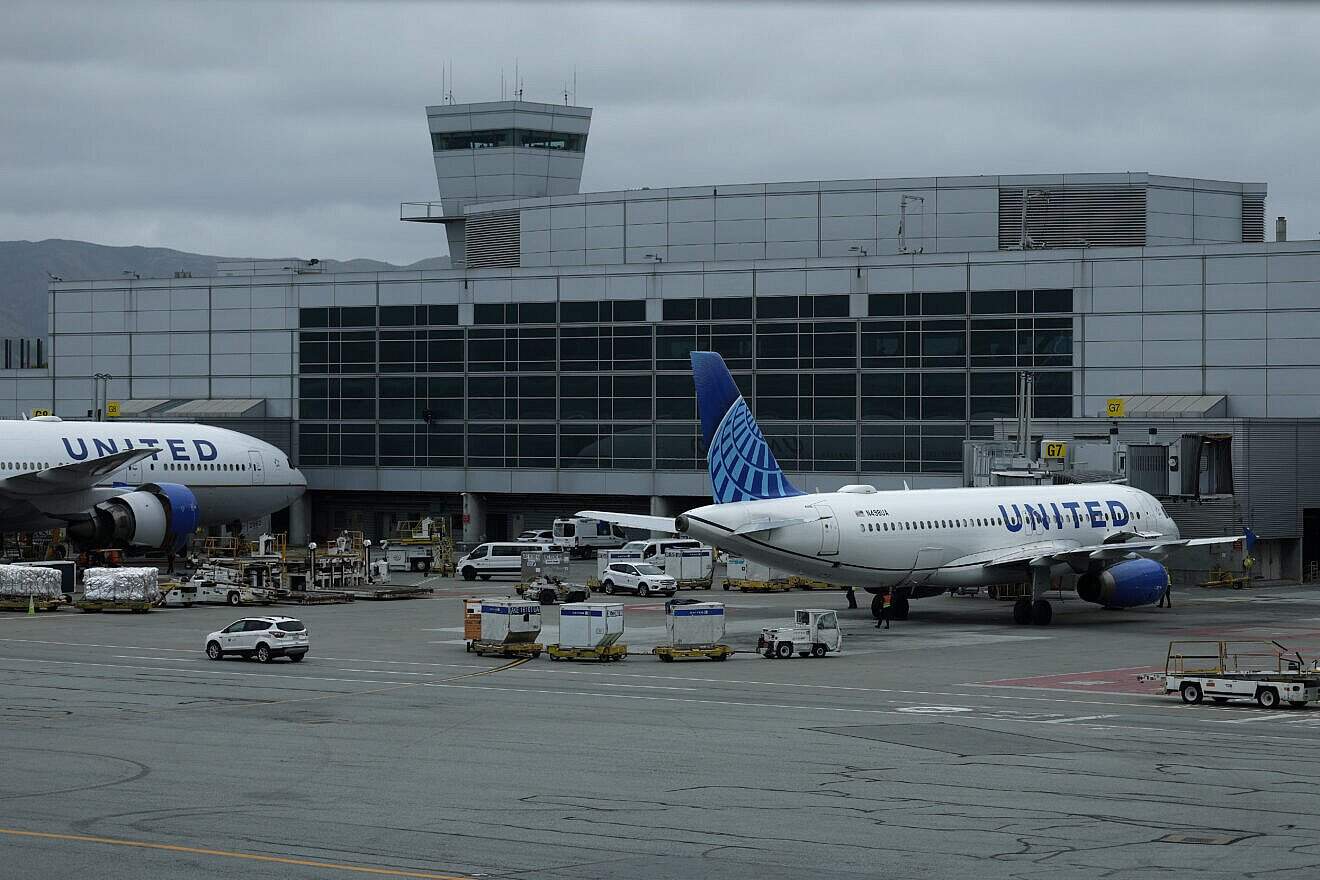 United Airlines planes sit parked at San Francisco International Airport on April 24, 2025 in San Francisco, California. Photo by Justin Sullivan/Getty Images.