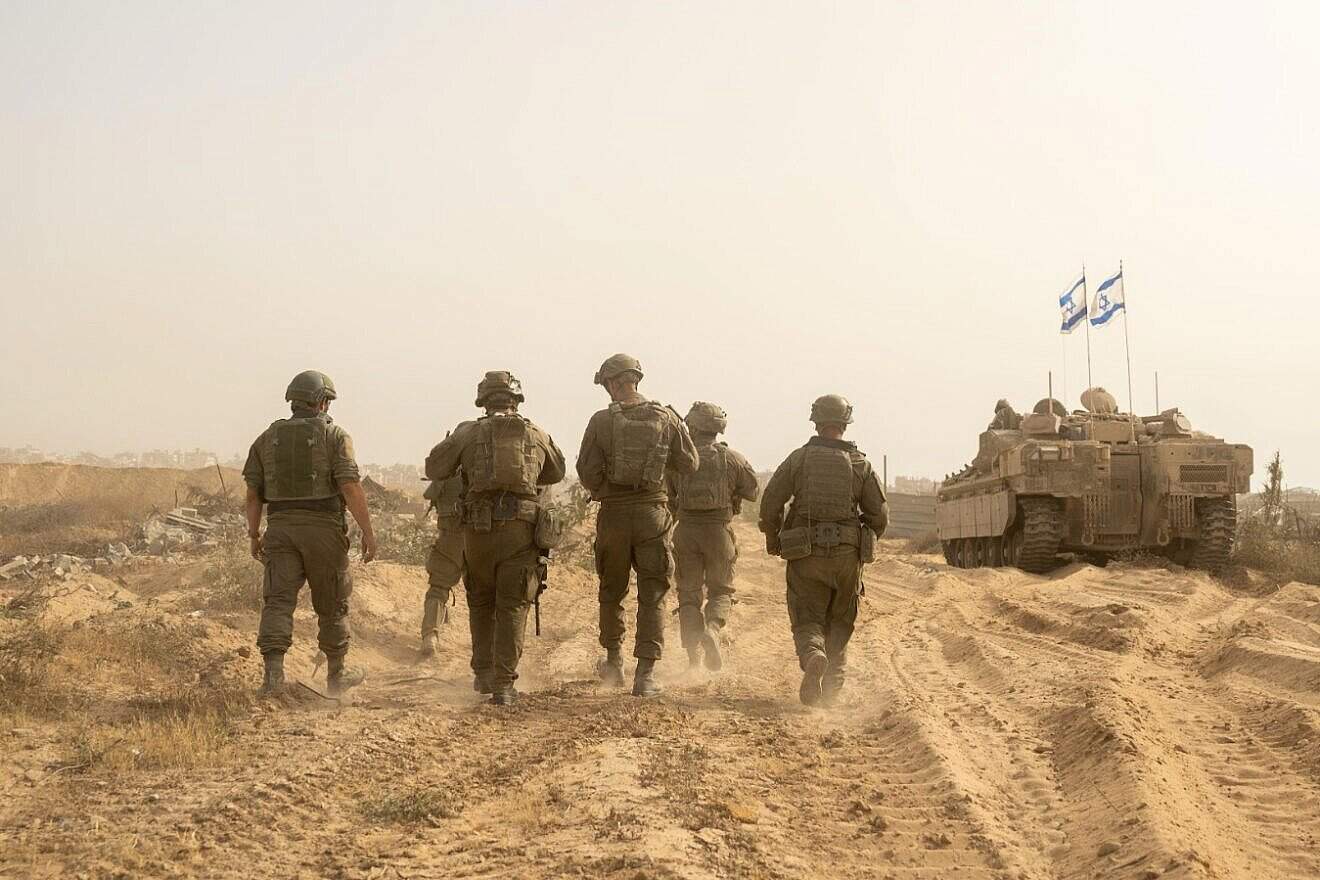 Israel Defense Forces soldiers operating in the Gaza Strip, May 25, 2025. Credit: IDF.
