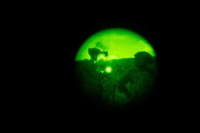 Israeli soldiers operate in the Gaza Strip during the IDF’s “Gideon’s Chariots” campaign, May 2025. Credit: IDF Spokesperson’s Unit.
