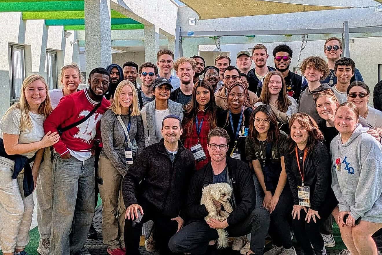 Caravan for Democracy students