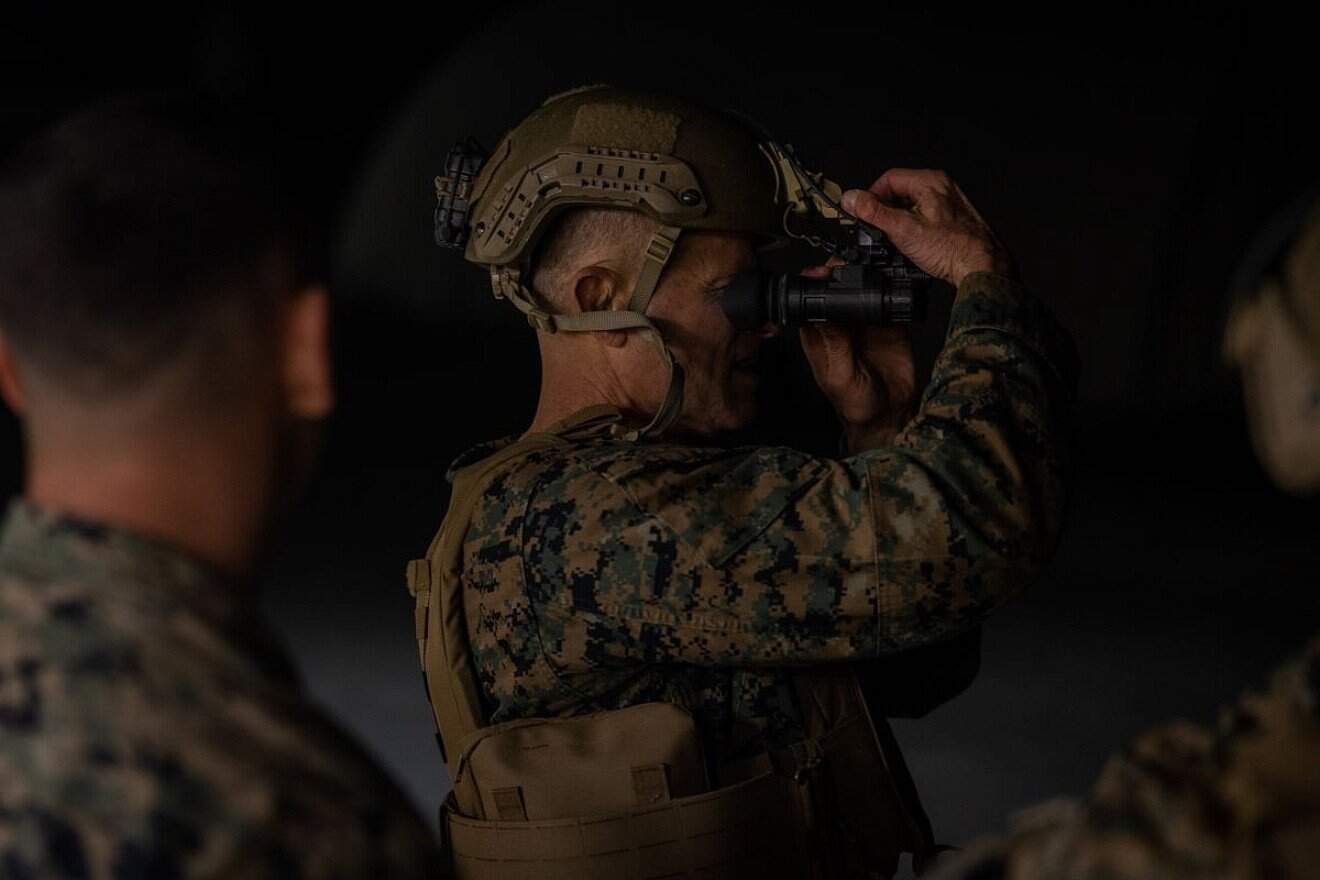 Elbit America's Squad Binocular Night Vision Goggle systems build on more than six decades of night vision innovation, enabling the U.S. Marine Corps to operate with precision, accuracy and confidence. Credit: Elbit.