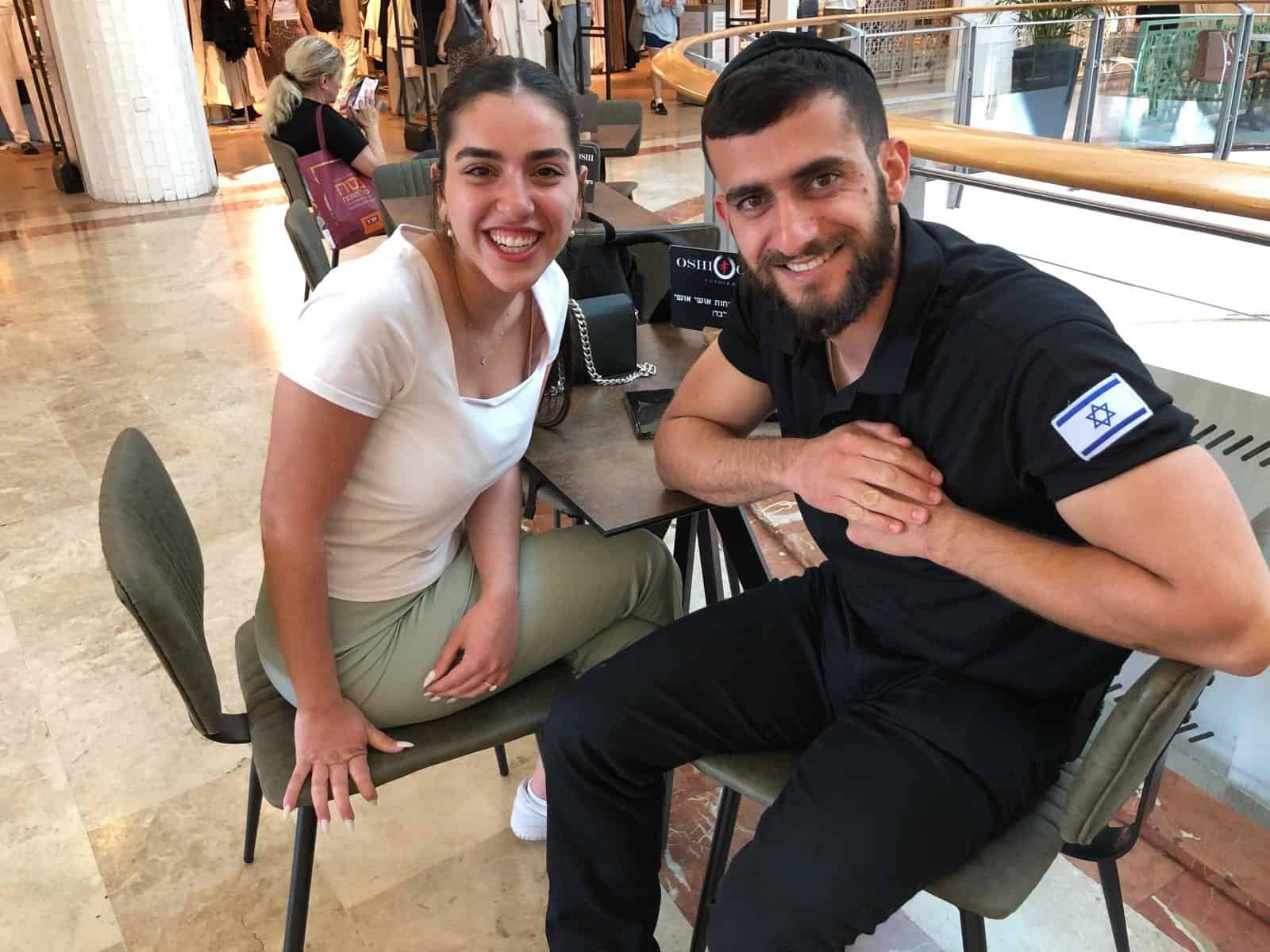 Odelia Veissman and Ben Shimoni