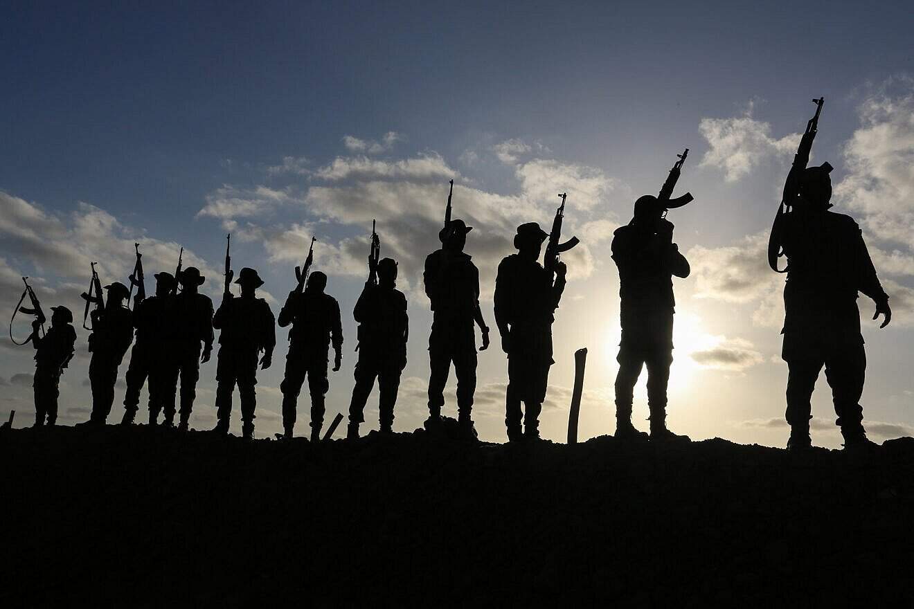Palestinian Islamic Jihad terrorists take part in an anti-Israel show in Khan Yunis, the southern Gaza Strip, on Oct. 10, 2020. Photo by Abed Rahim Khatib/Flash90.