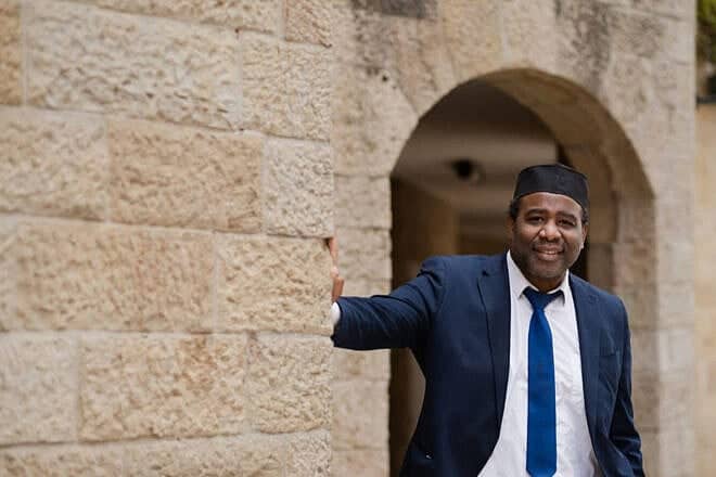 Rabbi Mordechai Yosef Ben Abraham in Jerusalem. Credit: Courtesy.