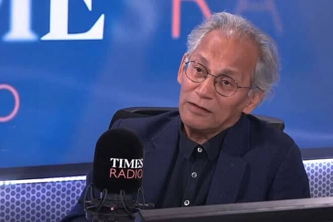 BBC Chairman Samir Shah. Credit: Times Radio/YouTube.