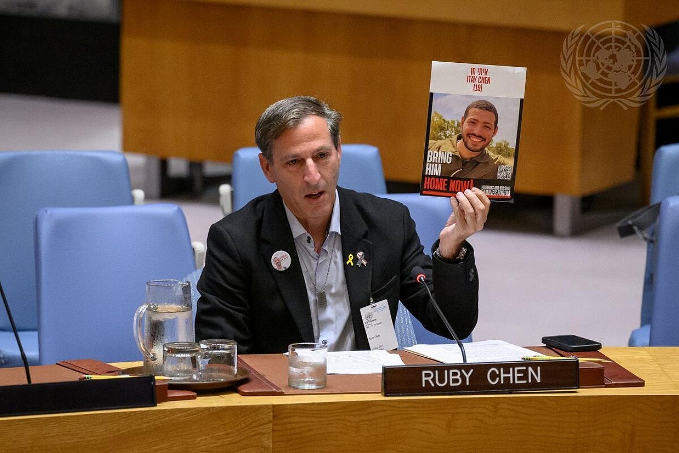 Psychological warfare Hostage father Ruby Chen calls on UN to act on hostage remains