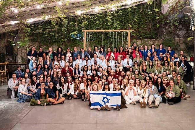 Participants on the Momentum mission to Israel. Photo by Aviram Valdman.