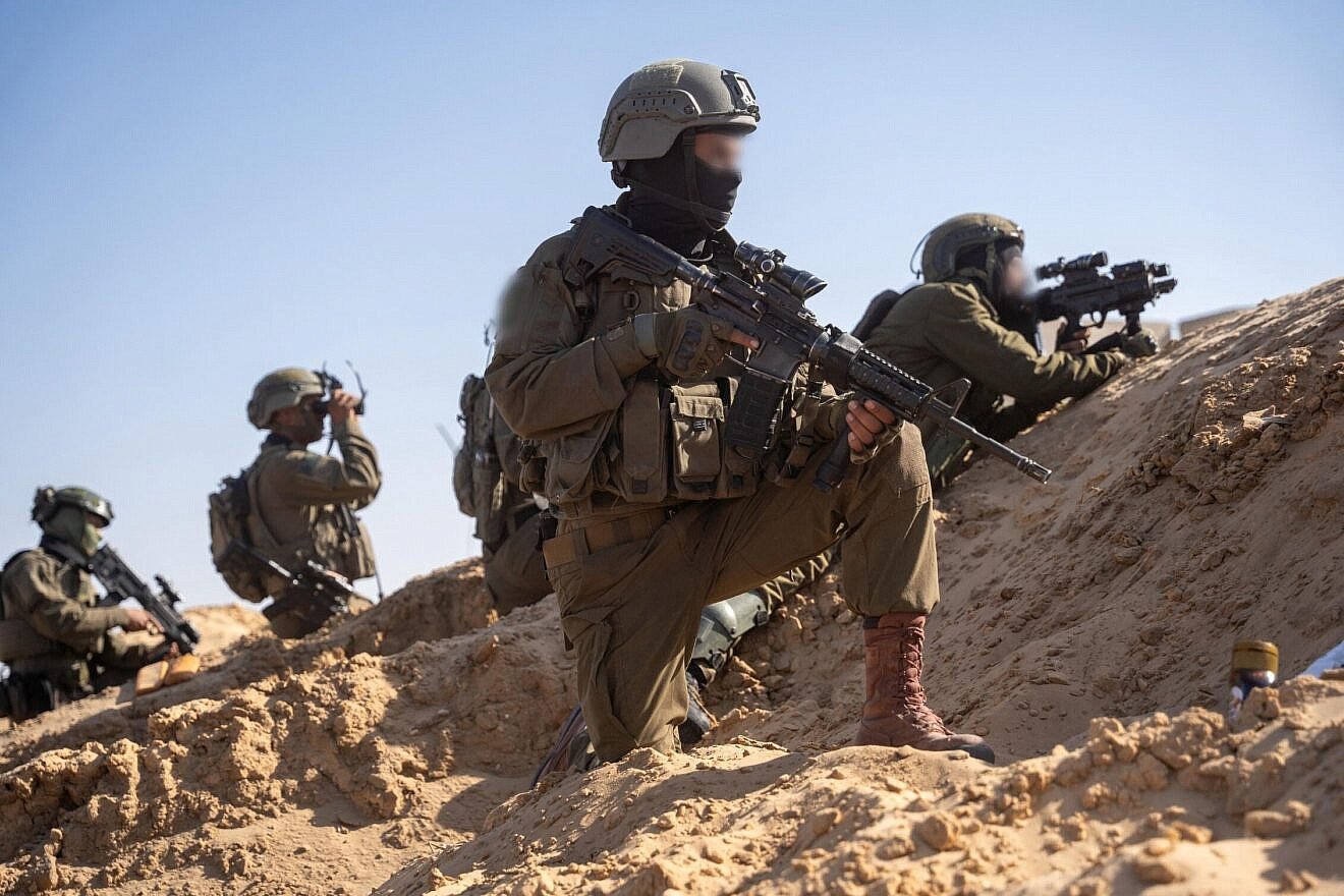 IDF troops conduct ground operations in the Gaza Strip as part of a broader campaign targeting Hamas infrastructure and terrorist positions, May 2025. Credit: IDF.