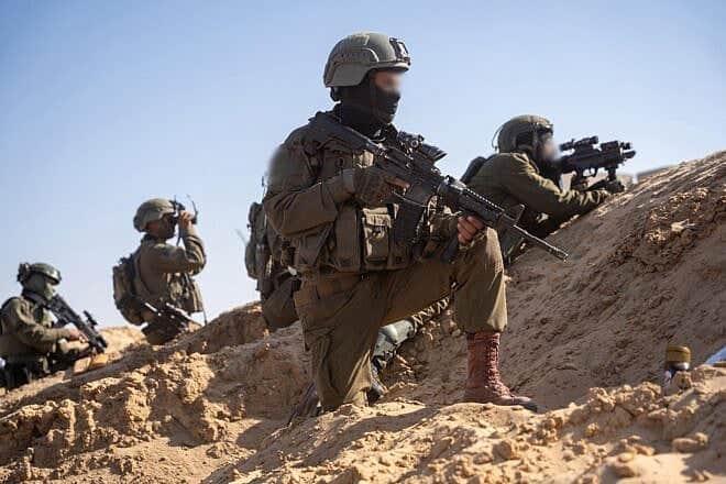 IDF troops conduct ground operations in the Gaza Strip as part of a broader campaign targeting Hamas infrastructure and terrorist positions, May 2025. Credit: IDF.