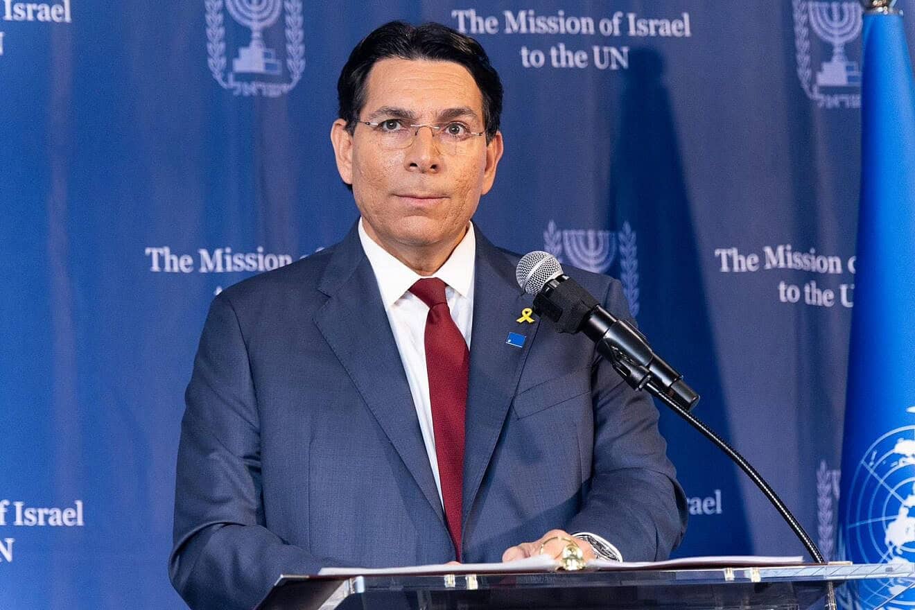 Danny Danon, Israeli ambassador to the United Nations, at the 77th Independence Day celebration at the United Nations in New York City on May 6, 2025. Photo by Ohad Kab.