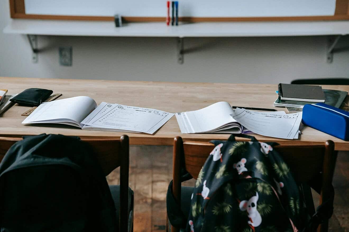 School books. Credit: Katerina Holmes/Pexels.