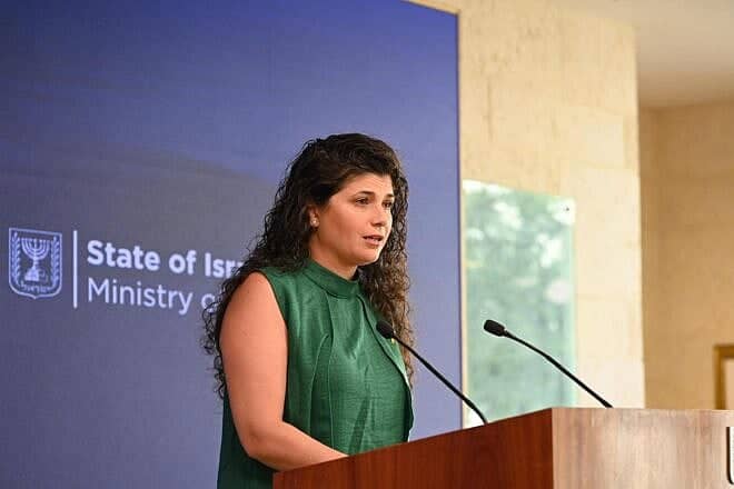 Israeli Deputy Foreign Minister Sharren Haskel