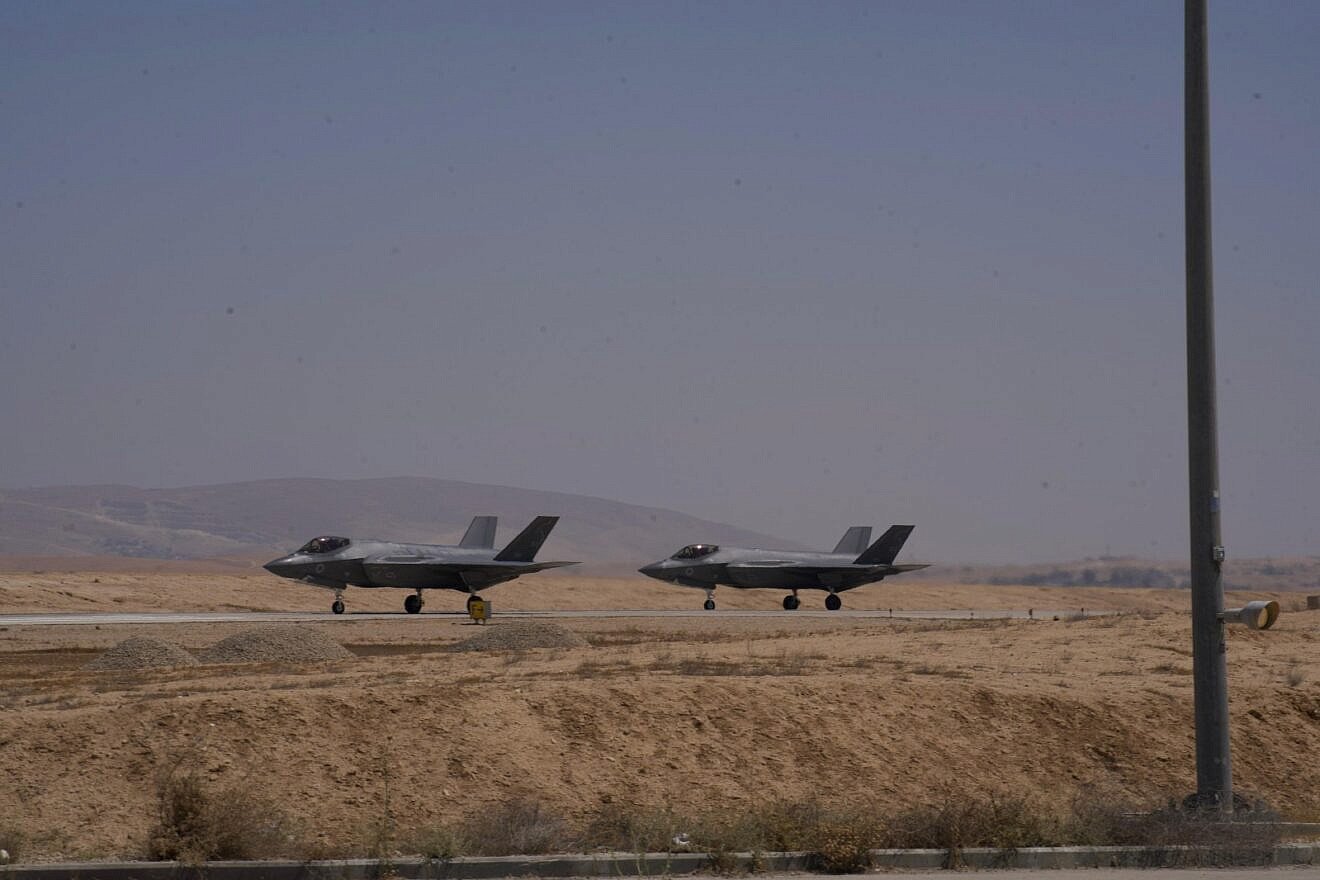 Israeli Air Force fighter jets take off for strikes in Iran in June 2025. Credit: IDF.