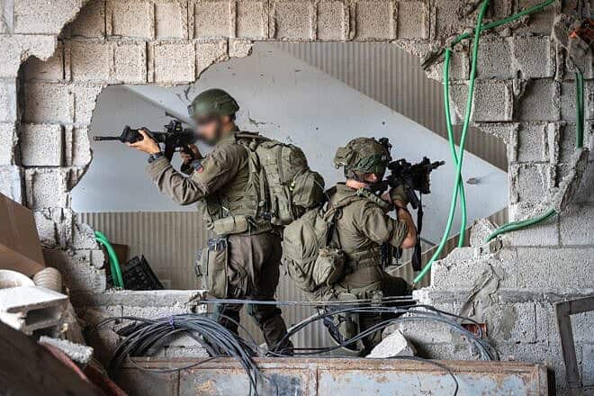 Infantrymen from the Israel Defense Forces' Nahal Brigade in Beit Lahia, the northern Gaza Strip, June 4, 2025. Credit: IDF.