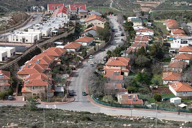 View of the Israeli community of Eli in southern Samaria, Jan. 17, 2021. Photo by Sraya Diamant/Flash90.