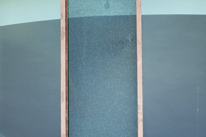 A window that was found shattered at the Supreme Court in Jerusalem, June 6, 2025. Photo by Oren Ben Hakoon/Flash90.