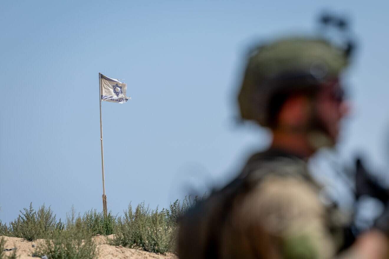 Ultra orthodox Jewish reserve soldiers of the IDF's Hasmonean Brigade operate in the Gaza Strip, on June 26, 2025. Photo by Chaim Goldberg/Flash90.