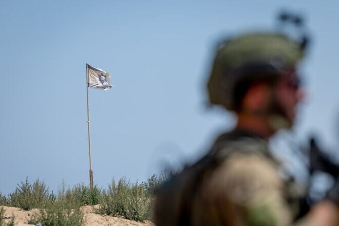 Ultra orthodox Jewish reserve soldiers of the IDF's Hasmonean Brigade operate in the Gaza Strip, on June 26, 2025. Photo by Chaim Goldberg/Flash90.