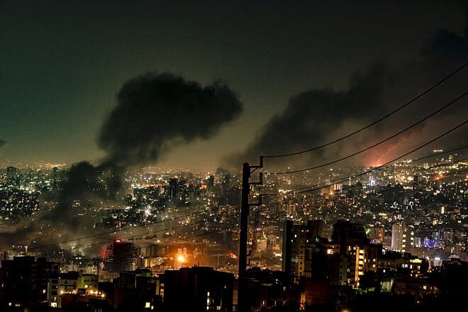 Smoke rises from locations targeted in Tehran on the third day of Israel's waves of strikes against Iran, Sunday, June 15, 2025. Photo by Khoshiran/Middle East Images/AFP via Getty Images.