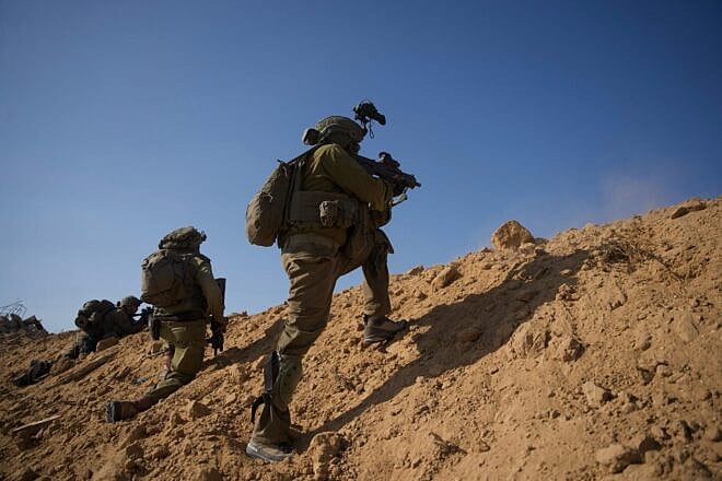 Israeli soldiers during recent action in the Gaza Strip, June 8, 2025. Credit: IDF.
