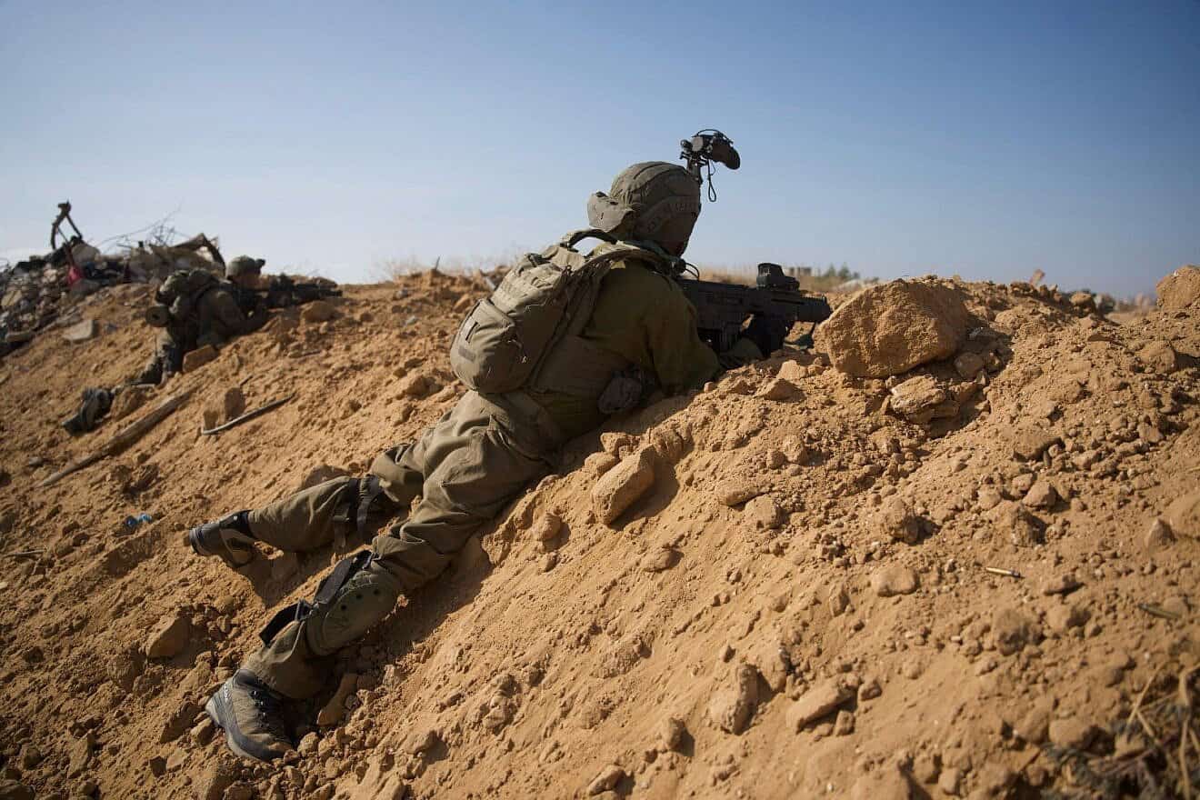 Israel Defense Forces soldiers in the Gaza Strip, June 10, 2025. Credit: IDF.