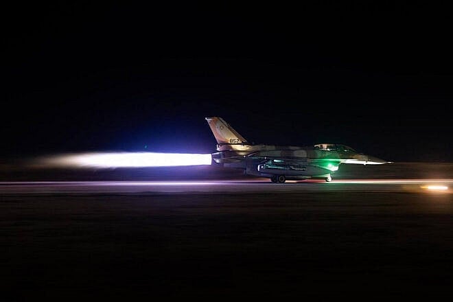 An IAF fighter jet that participated in "Operation Rising Lion," June 13, 2025. Credit: IDF.