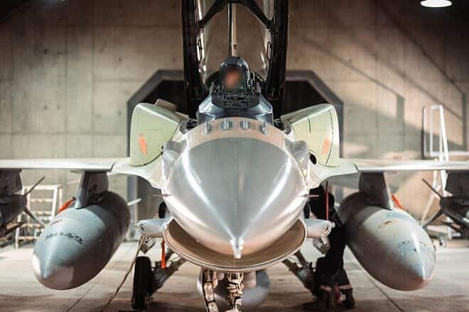 An Israeli Air Force fighter jet prepares to strike military sites in Iran, June 13, 2025. Credit: IDF.
