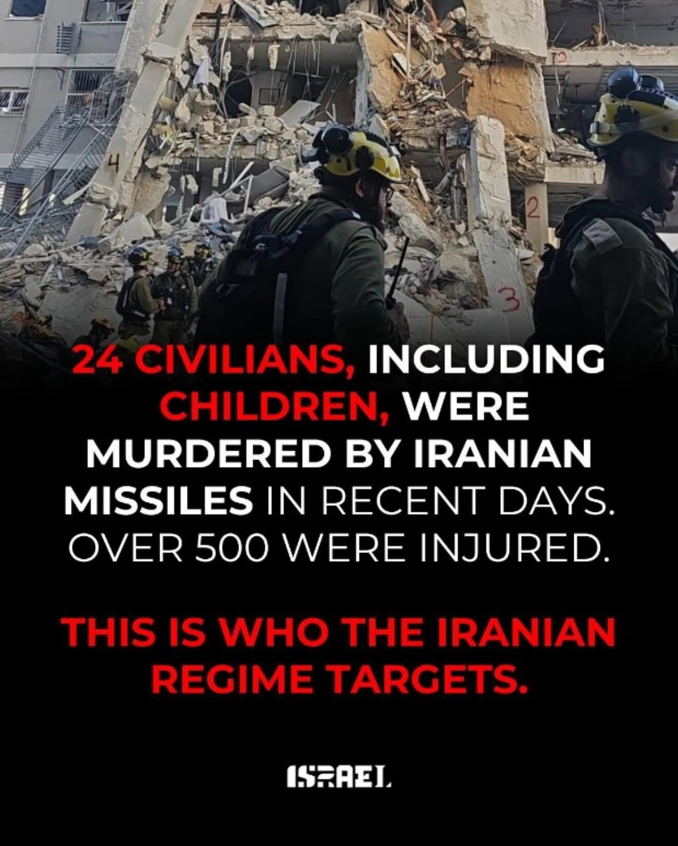 Iran Targets Civilians, Including Children