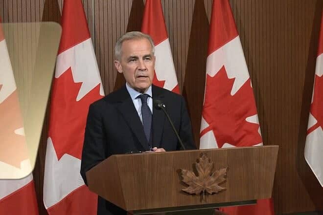 Canadian Prime Minister Mark Carney delivers remarks during a media availability following the Cabinet Planning Forum, May 21, 2025. Credit: Office of the Prime Minister of Canada via Wikimedia Commons.