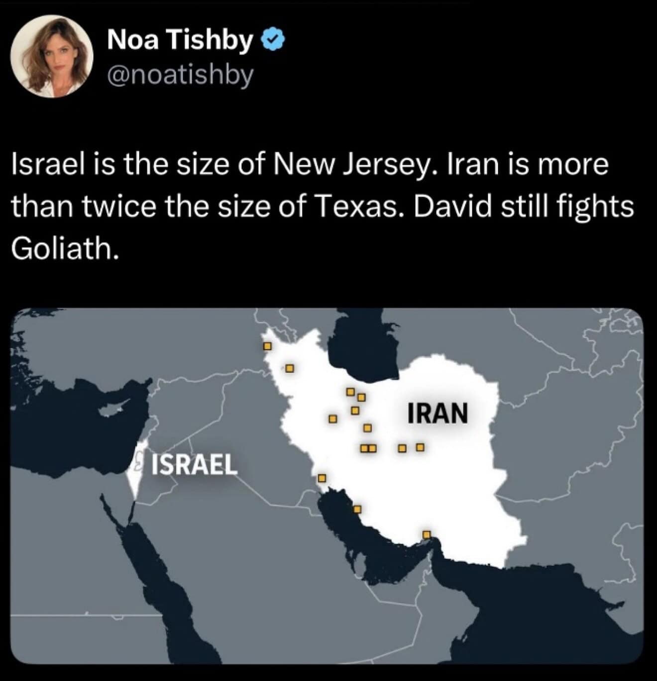 Noa Tishby, Israel the Size of New Jersey