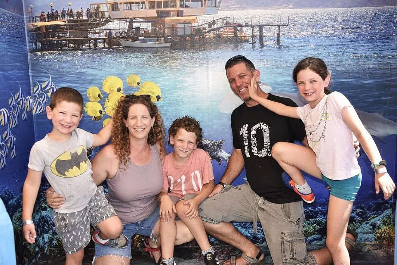 Tal Haimi with his family. Credit: Courtesy of the Haimi family.