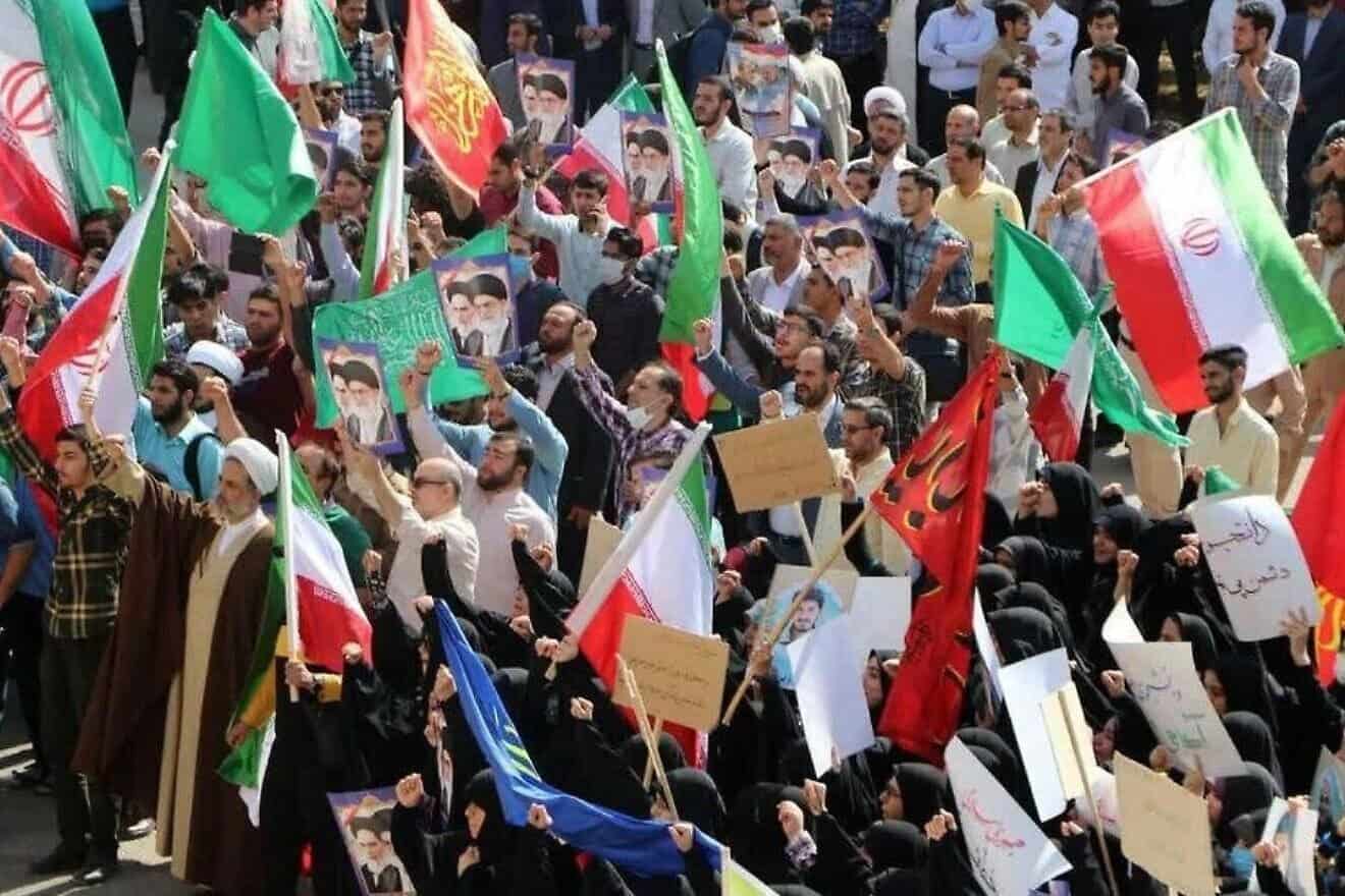 Iran held a "victory celebration" in Tehran, June 24, 2025. Credit: X.